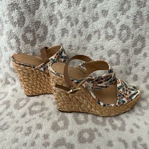 Gibson Latimer size 9.5 espadrille wedge